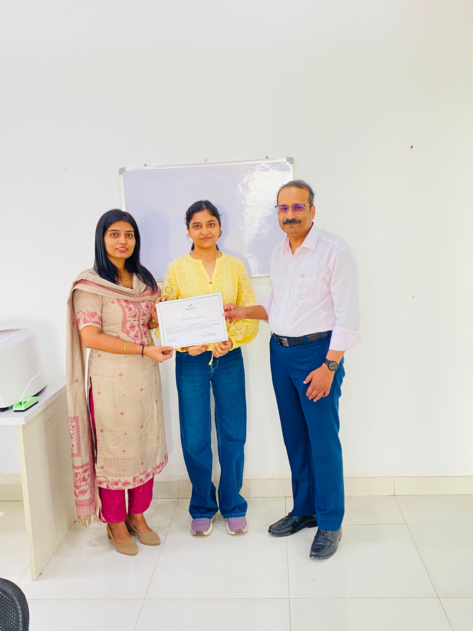 Trainee with mentors