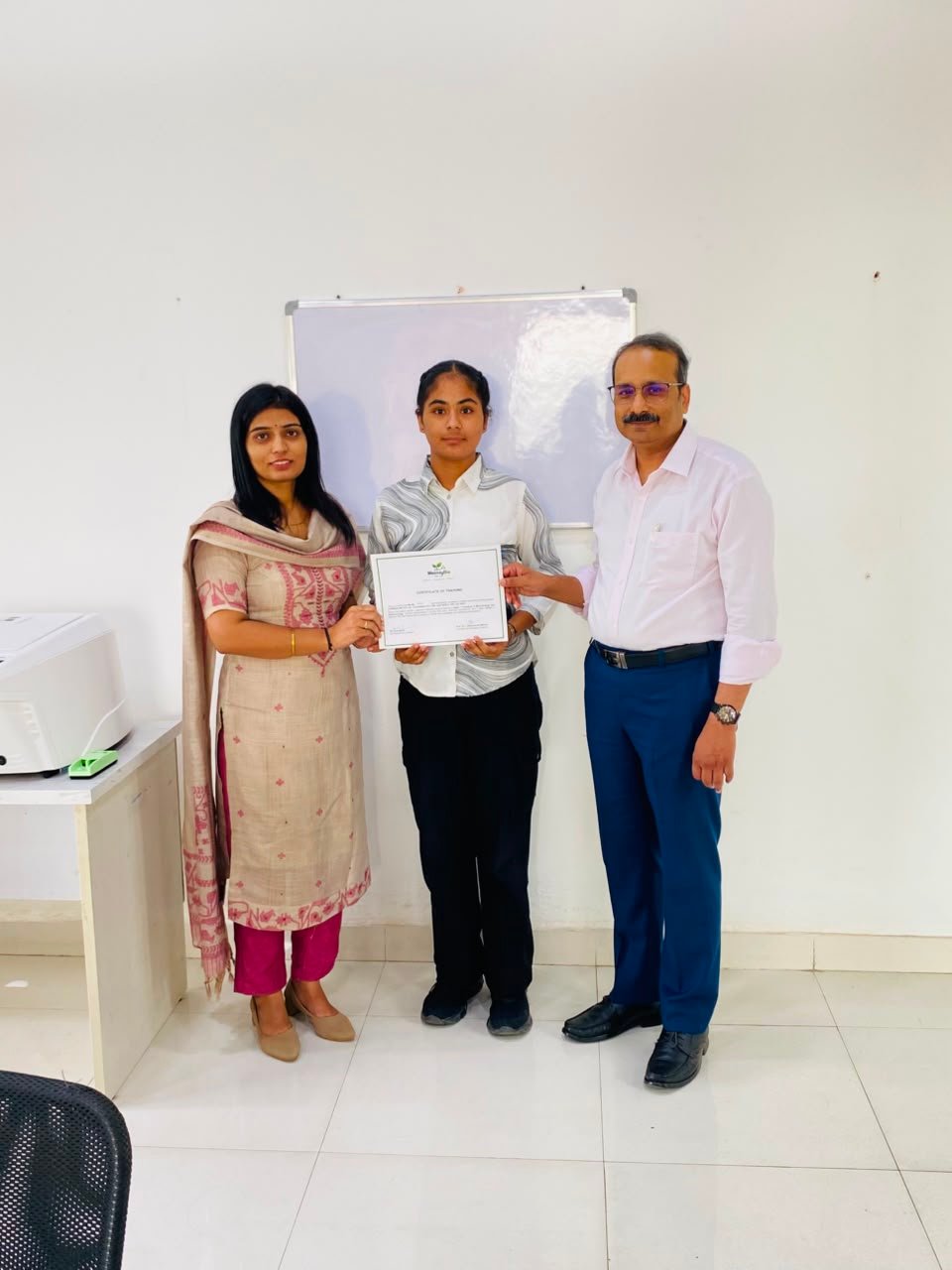 Trainee with mentors